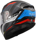Ls2 integralhelm ff811 vector ii carbon savage helmet ff811 vector i c savage white blue red s
