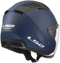 Ls2 jethelm of600 copter ii solid helmet of600 copter i navy blue matt gr. l
