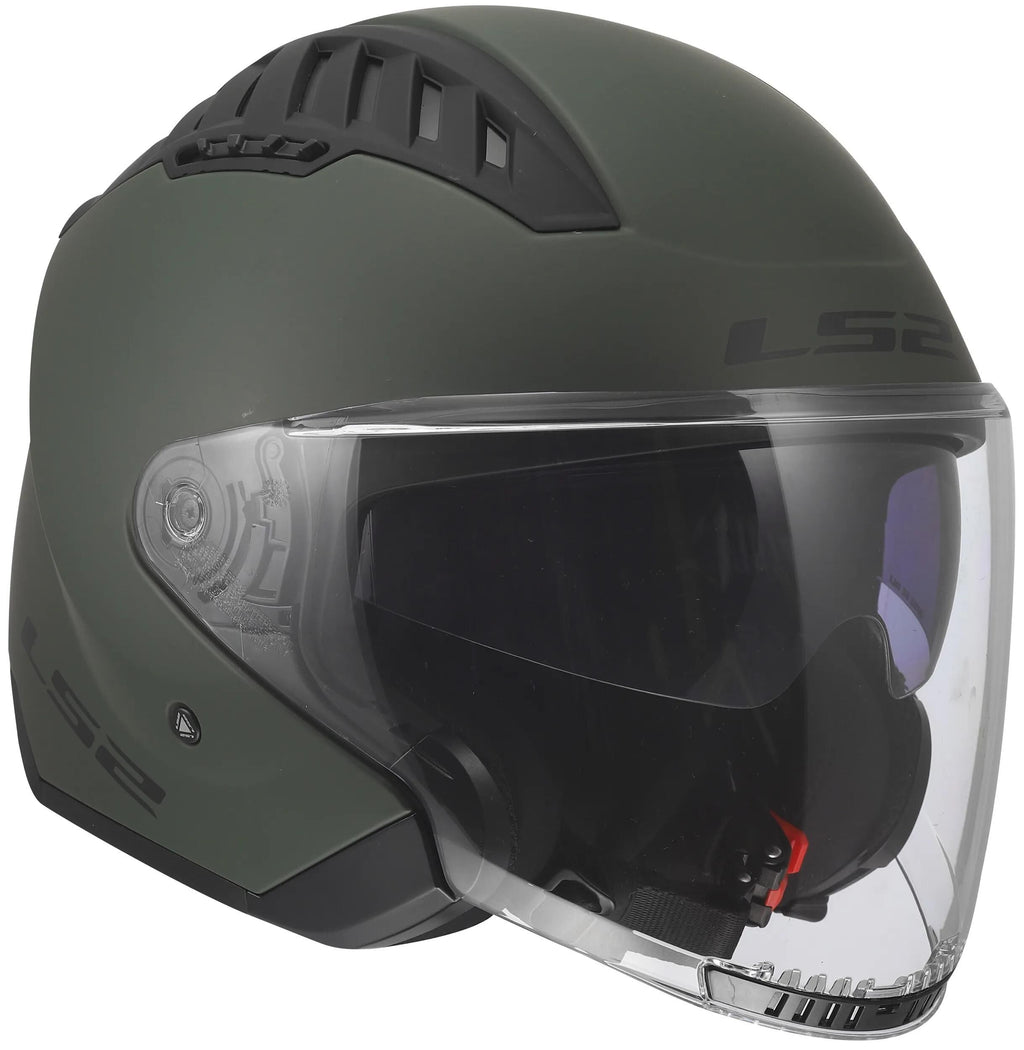 Ls2 jethelm of600 copter ii solid helmet of600 copter i military green gr. xl