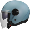 Ls2 jethelm of620 classy solid helmet of620 classy solid light blue matt m