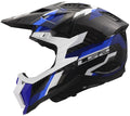 Ls2 crosshelm mx703 x-force phantom helmet mx703 x-force phantom blue white xl