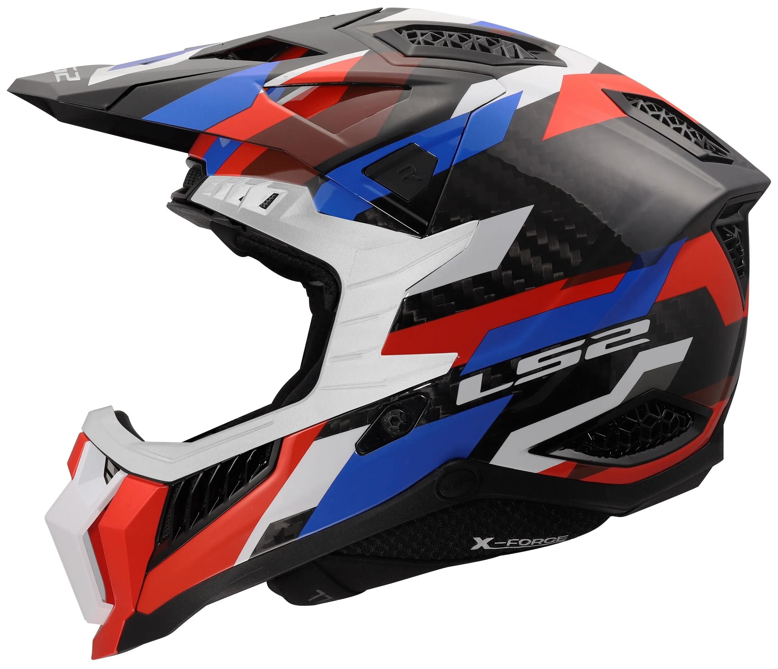 Ls2 crosshelm mx703 x-force phantom helmet mx703 x-force phantom bl ws red l