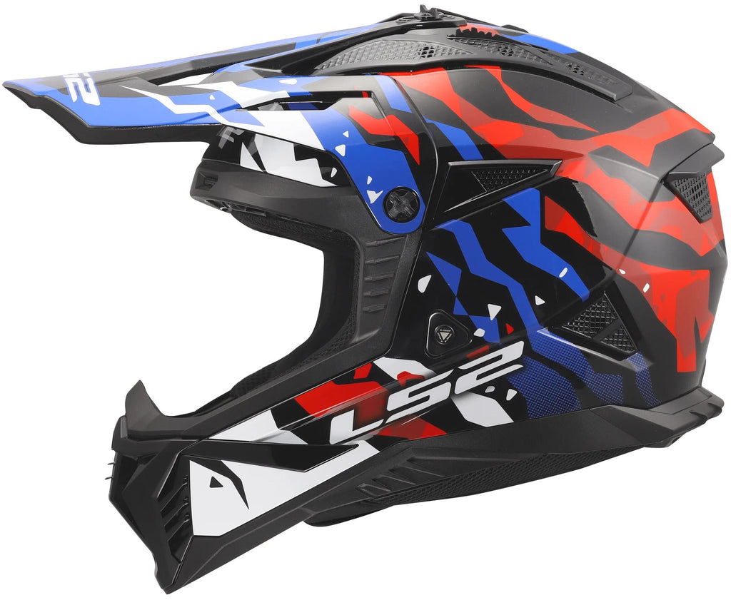 Ls2 crosshelm mx708 fast ii grotesk helmet mx708 fast ii grotesque white bl red l