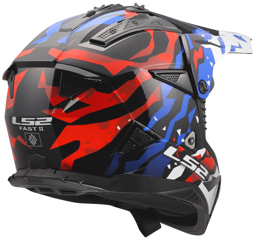 Ls2 crosshelm mx708 fast ii grotesk helmet mx708 fast ii grotesque white bl red l