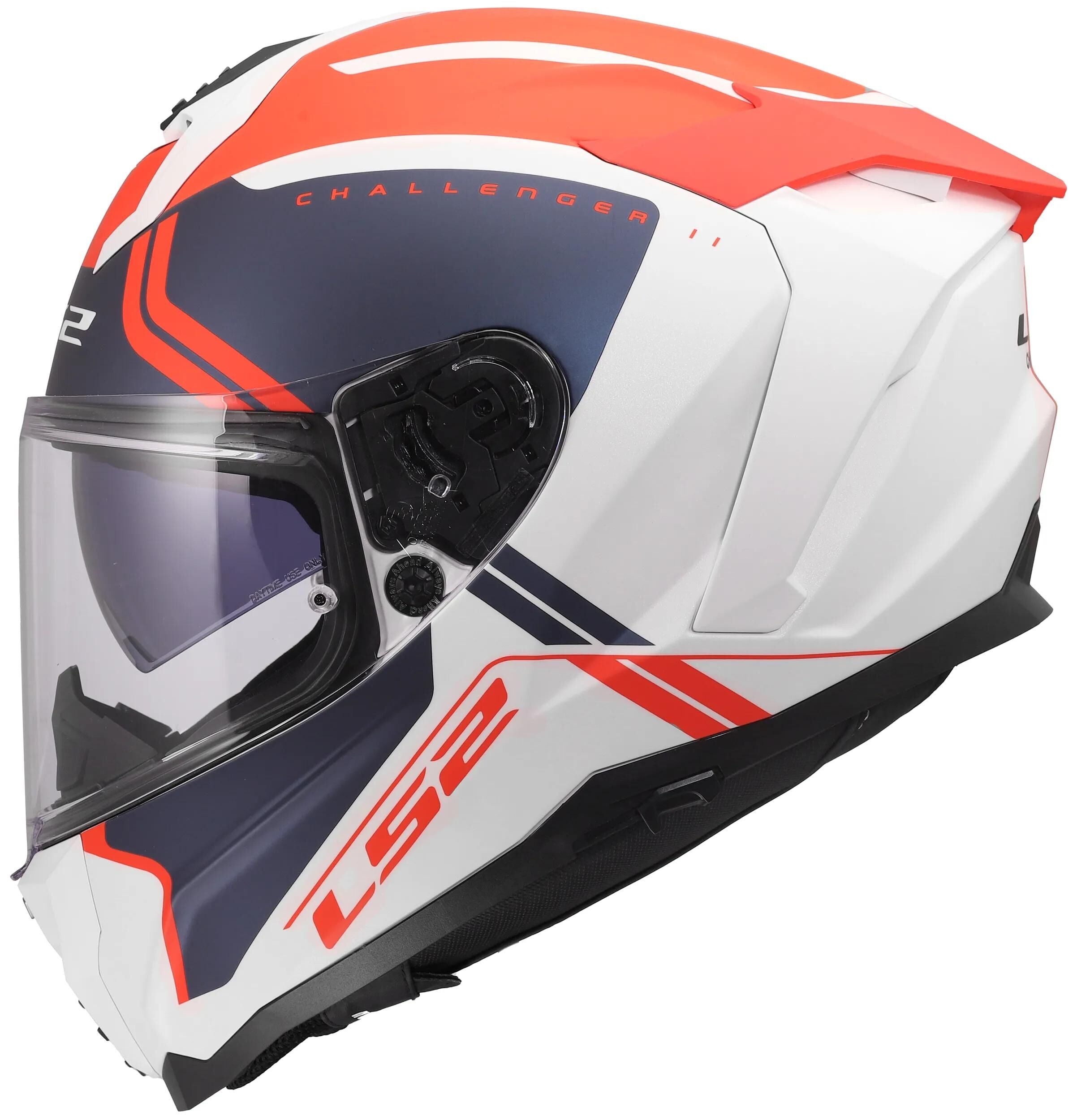 Ls2 integralhelm ff817 challenger ii titan helmet ff817 challeng ii titanium white bl rt x