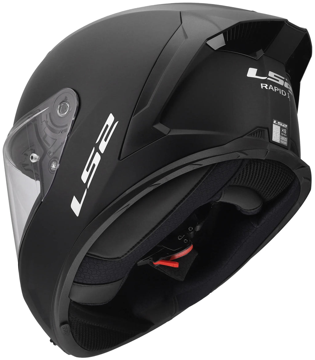 Ls2 integralhelm ff820 rapid iii solid helmets ff820 rapid i solid matt black gr. s