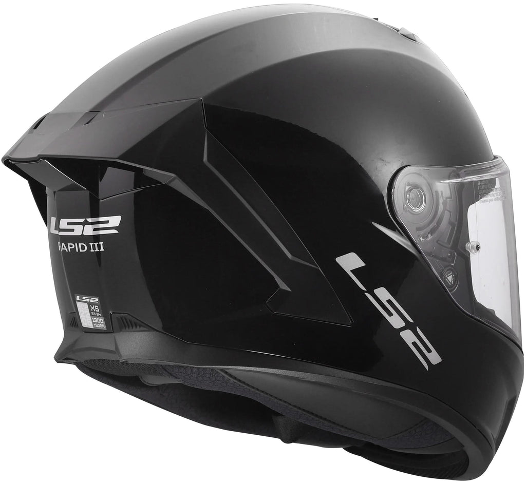 Ls2 integralhelm ff820 rapid iii solid helmets ff820 rapid i solid black gr. l