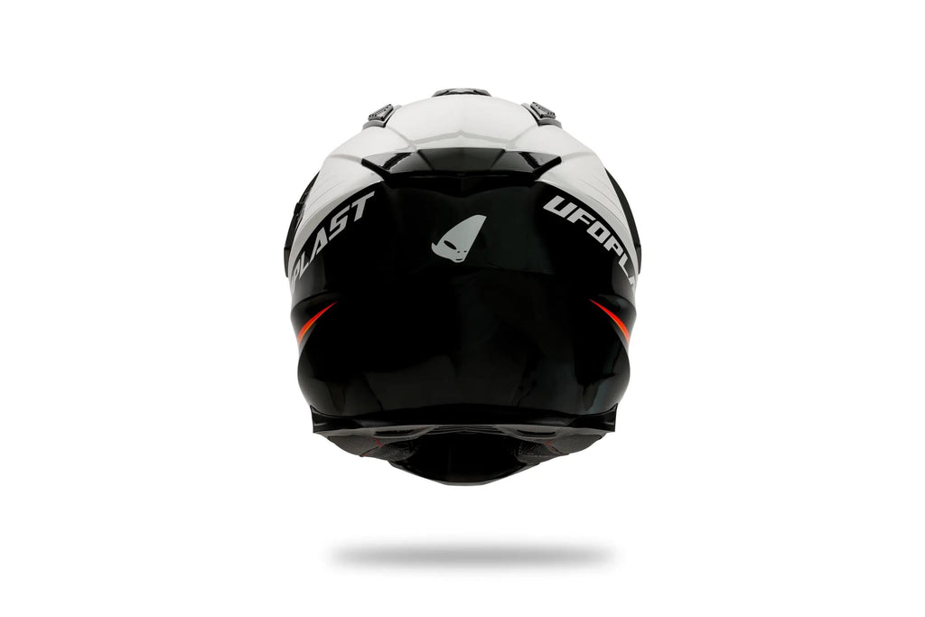 Ufo plast endurohelm aries helmet aries s white black