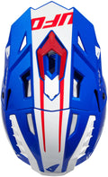 Ufo plast crosshelm echus helmet echus l blue white red
