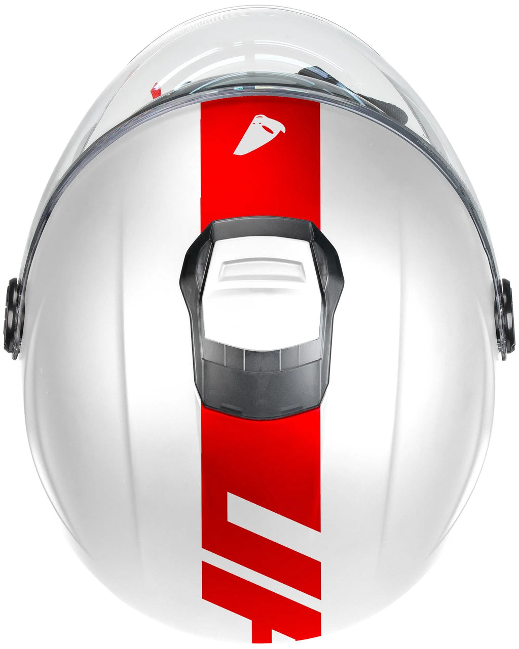 Ufo plast jethelm nixie helmet ufo nixie jet white rot gr. xs