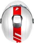 Ufo plast jethelm nixie helmet ufo nixie jet white rot gr. xs