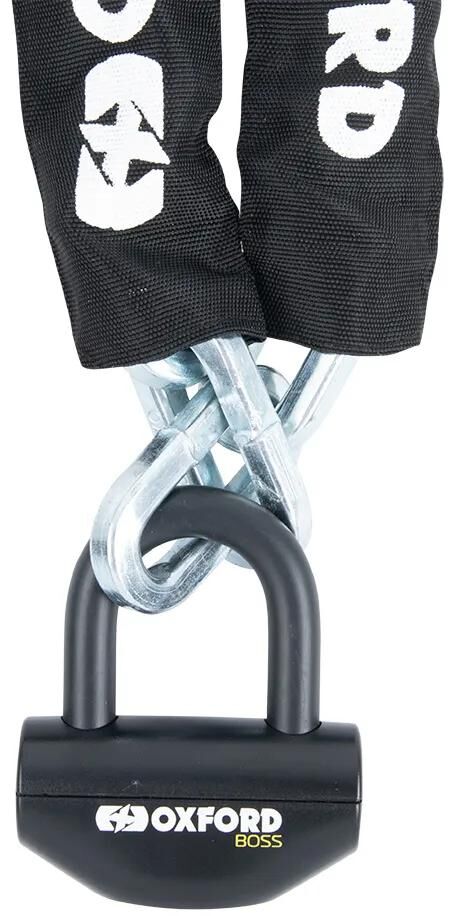 Oxford kettenschloss boss chain locks boss 12mm x 1.2m black