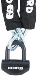 Oxford kettenschloss boss chain locks boss 12mm x 2,0m black