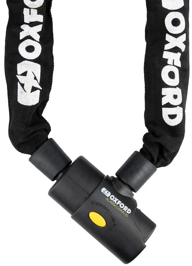 Oxford kettenschloss alarm chain 10 chain link 10mm x 1,2m black alarm