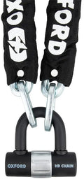 Oxford kettenschloss hd chain chain locks hd 10mm x 2,0m black