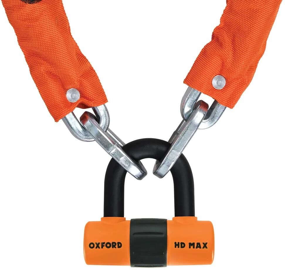 Oxford kettenschloss hd chain chain locks hd 10mm x 1,5m orange