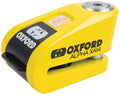 Oxford bremsscheibenschloss alpha xa14 rotor locks yellow black alarm