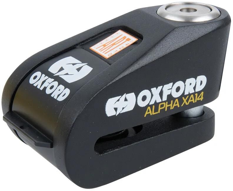 Oxford bremsscheibenschloss alpha xa14 rotor locks black black alarm