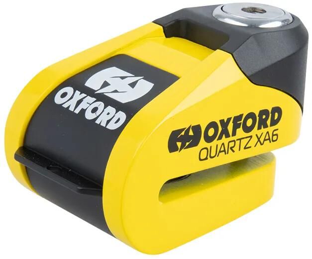Oxford bremsscheibenschloss quartz xa rotor locks yellow black alarm