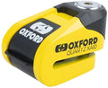 Oxford bremsscheibenschloss quartz xa rotor locks yellow black alarm