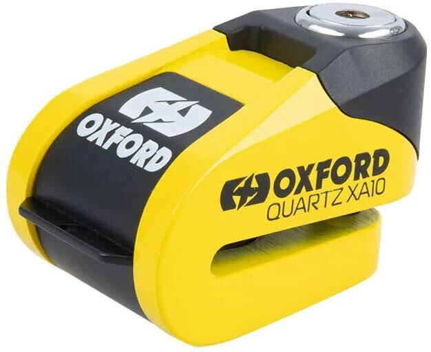 Oxford bremsscheibenschloss quartz xa rotor locks yellow black alarm