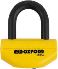 Oxford remschijfslot boss rotor locks 12.7mm bar yellow