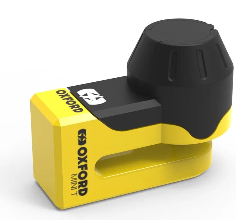 Oxford bremsscheibenschloss mini t rotor locks 5.5mm locking bolt yellow