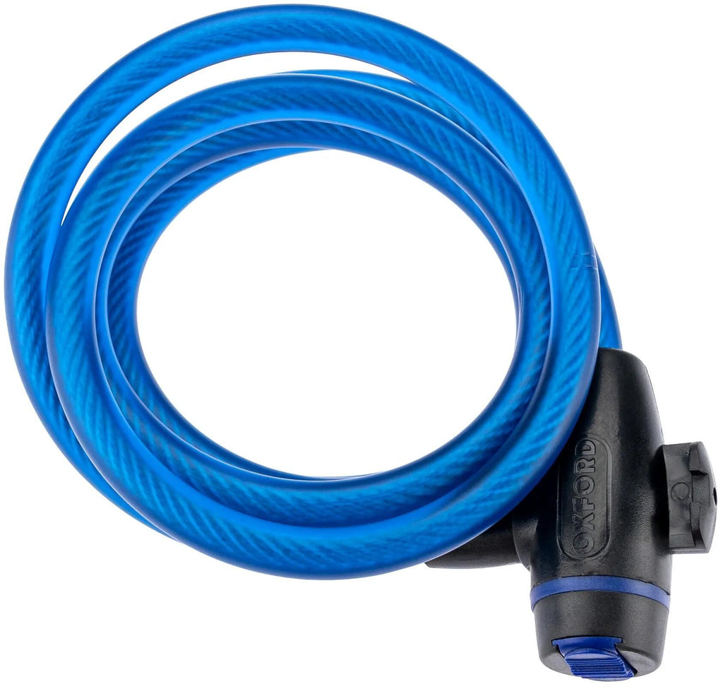 Oxford kabelschloss cable lock cable lock 12mm x 1.8m blue