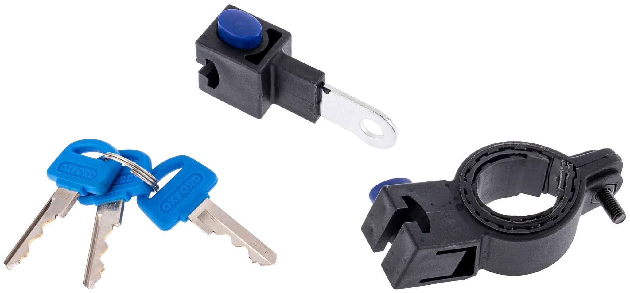 Oxford kabelschloss cable lock cable lock 1,8m x 12mm red