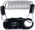 Oxford kabelschloss pocket lock cable lock black