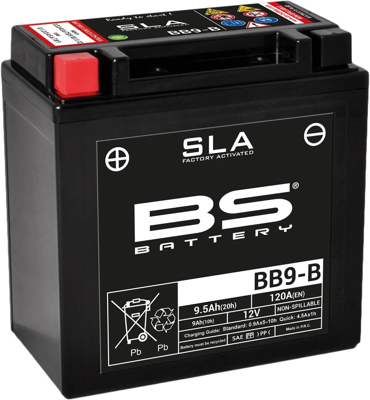 Bs-battery batterie bb9-b battery bb9-b bs sla