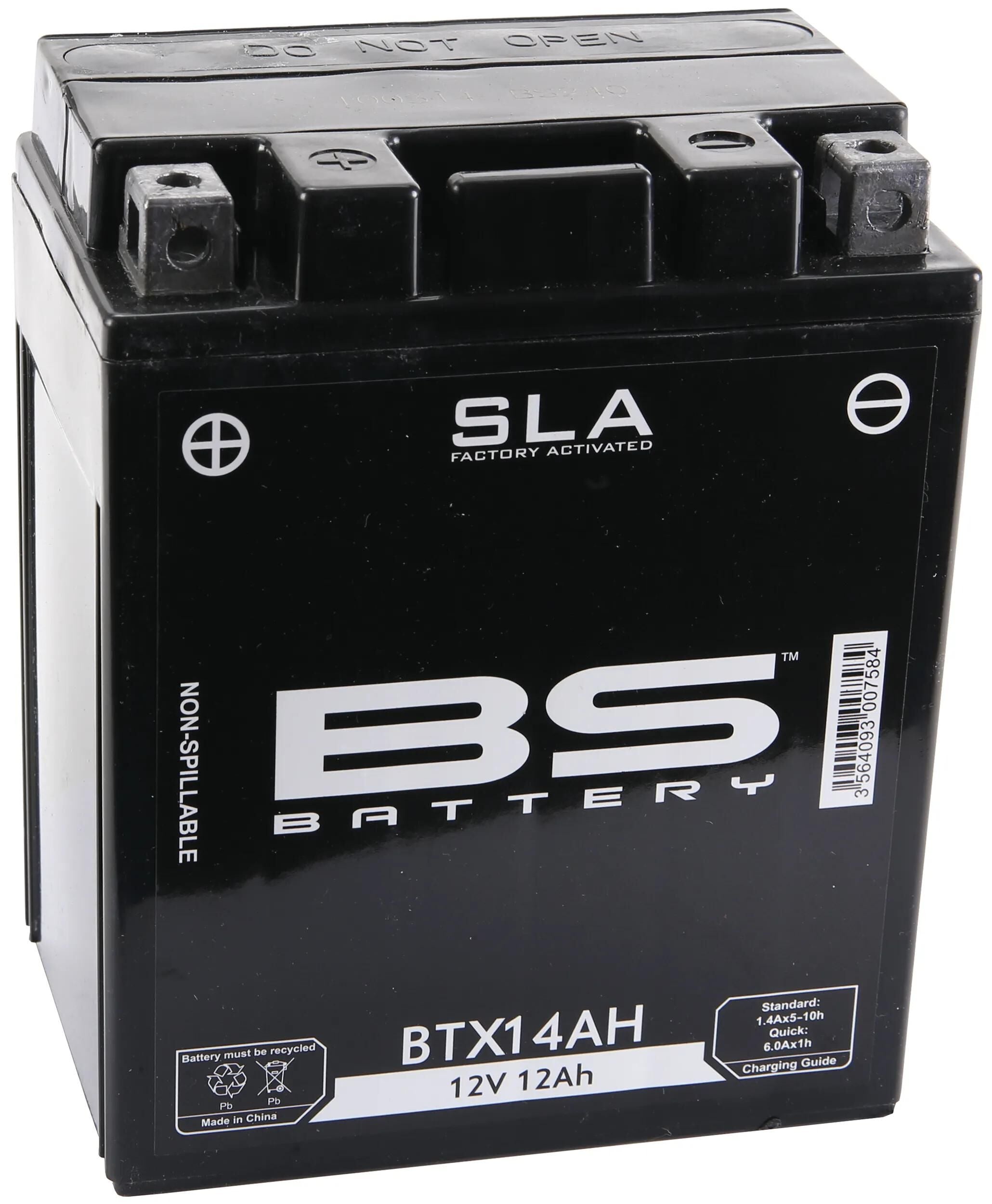 Bs-battery batterie btx14ah btx14ah-bs battery btx14ah bs sla