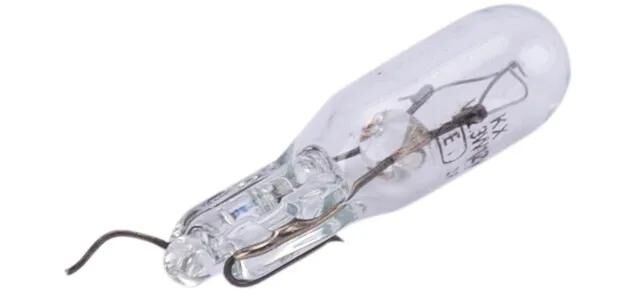 Spahn glassockellampe glass base lamps 12v 2.3w w2x4.6d (10st)