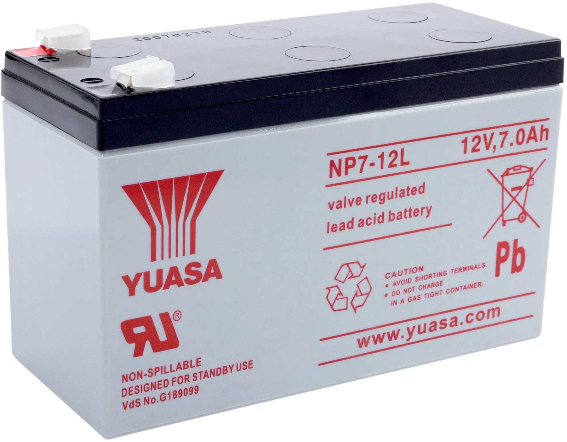Yuasa batterie np7-12l battery np7-12l agm