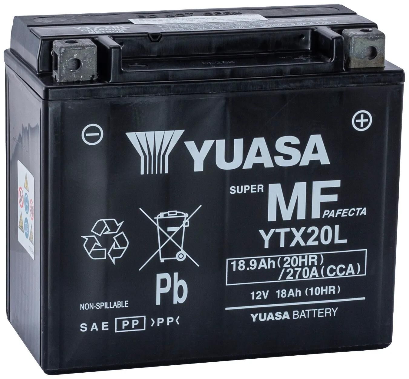 Yuasa batterie ytx20l ytx20l-bs battery ytx20l agm