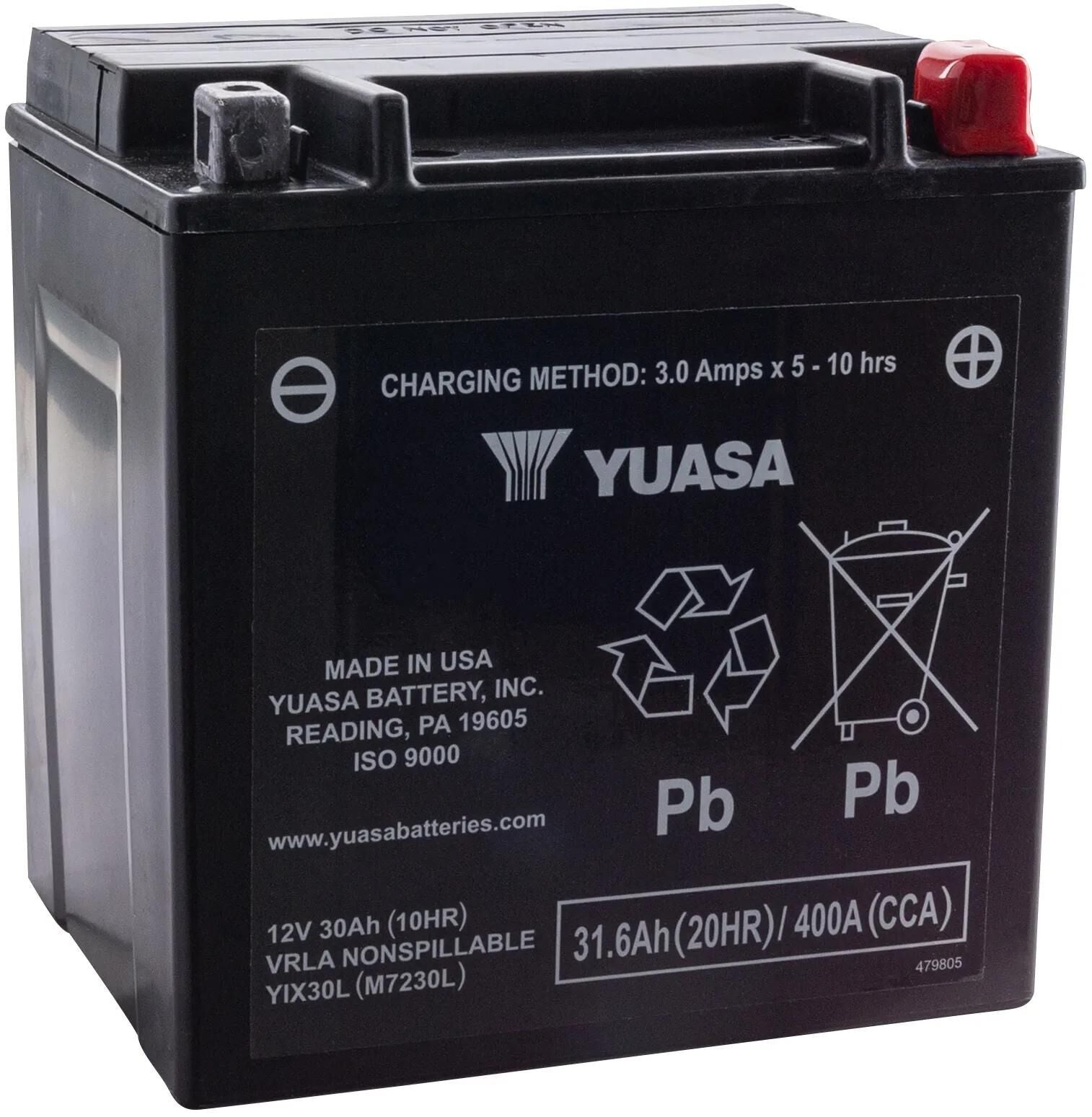 Yuasa batterie yix30l yix30l-bs battery yix30l agm