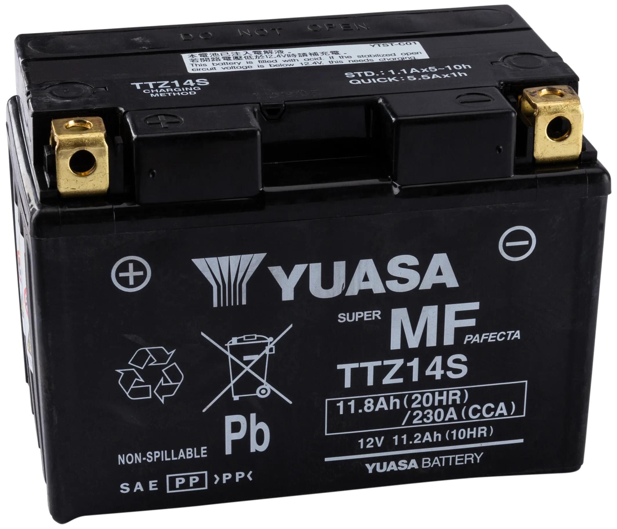 Yuasa batterie ttz14s battery ttz14s agm