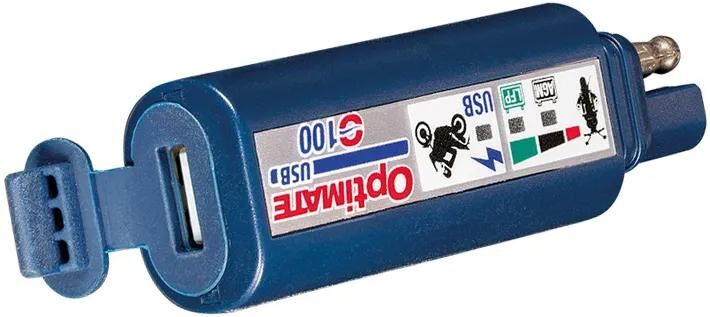 Tecmate usb-ladegerät o-100 usb charger optimate m. sae connection
