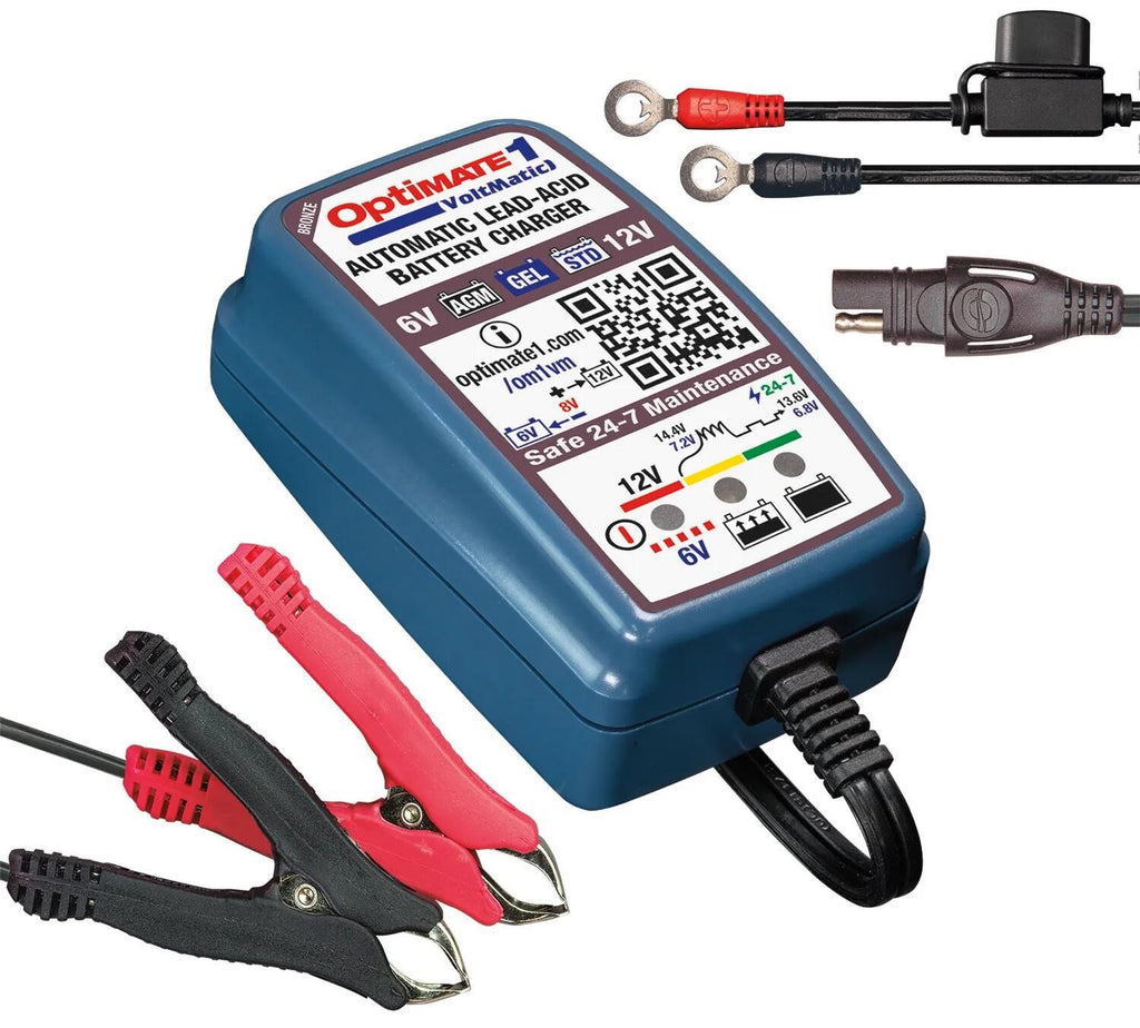 Tecmate batterieladegerät optimate1 voltmatic optimate 1 charger voltmatic