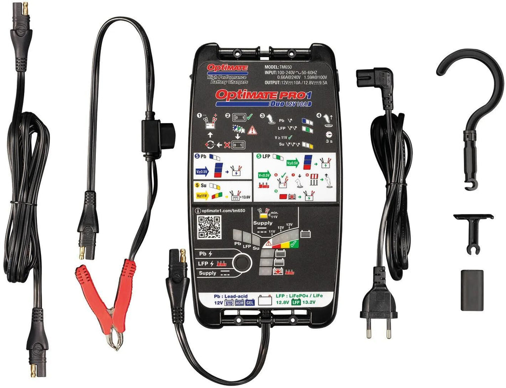 Tecmate batterieladegerät optimate pro-1 duo optimate pro 1 charger duo