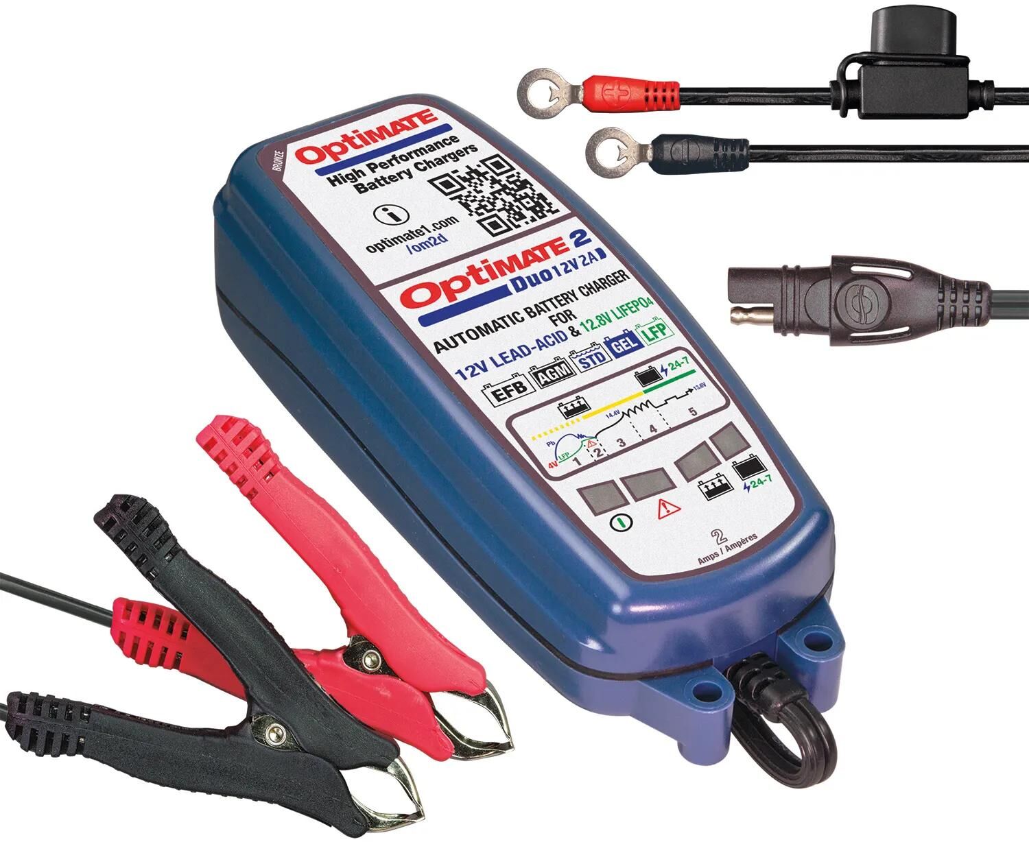 Tecmate batterieladegerät optimate 2 duo optimate 2 charger duo