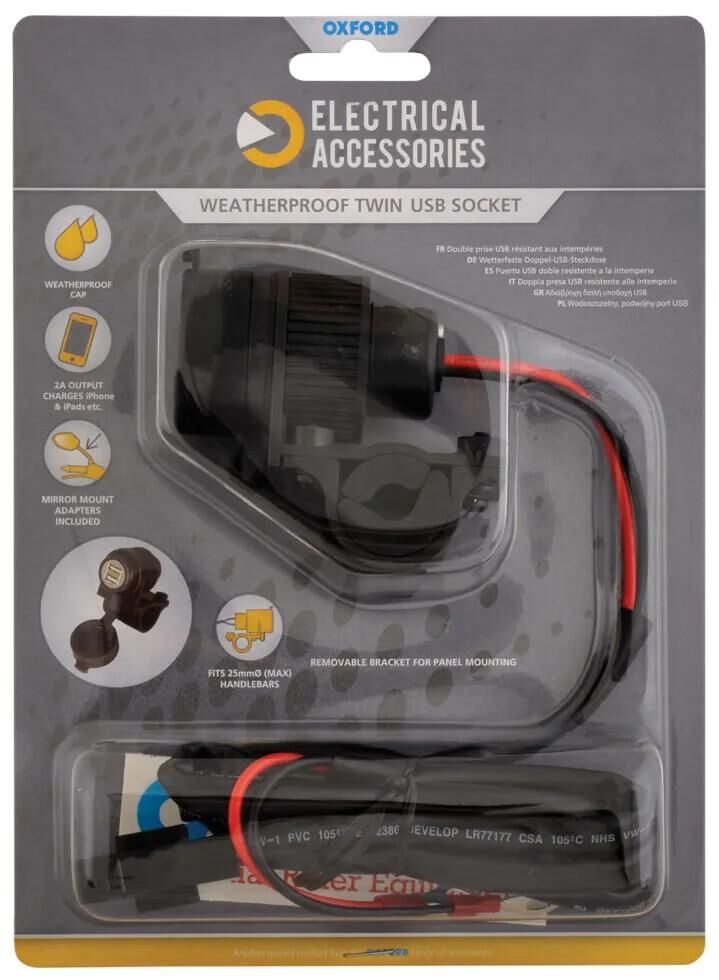 Oxford usb-ladegerät usb charger 2a el102