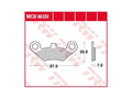 Trw remblokken mcb 863 brake pads sinter mcb 863 si