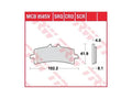 Trw remblokken mcb 858 brake pads carbon mcb 858 crq