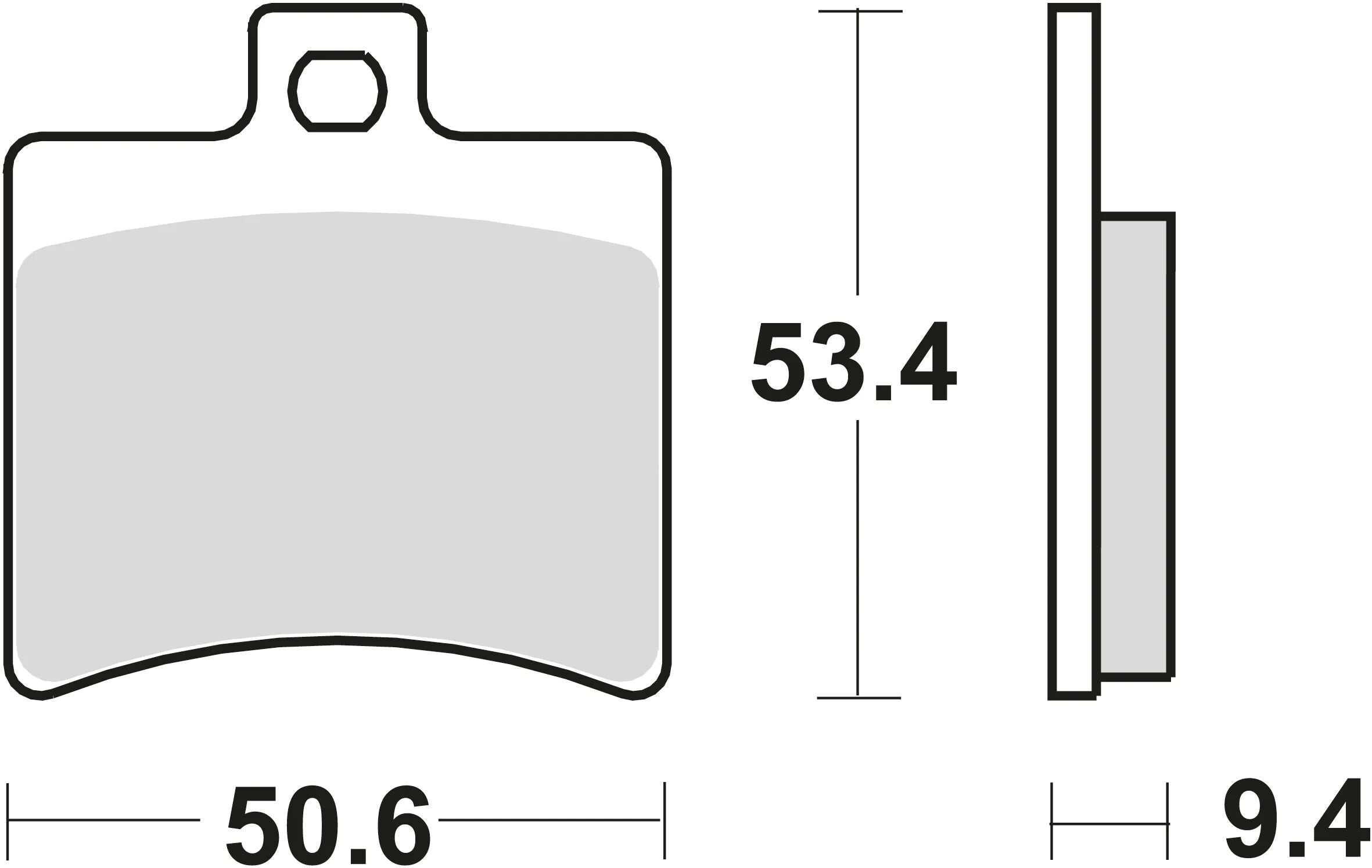 Trw remblokken mcb 710 brake pads sinter mcb710srm