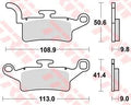 Trw remblokken mcb 835 brake pads organ. mcb 835