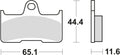 Trw remblokken mcb 756 brake pads sinter mcb 756 si