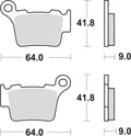 Trw remblokken mcb 743 brake pads sinter mcb 743 si