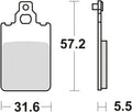 Trw remblokken mcb 578 brake pads organ. mcb 578