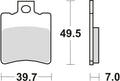Trw remblokken mcb 696 brake pads organ. mcb 696 ec